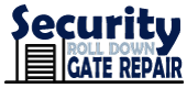 Logo Security Roll Down Gate Repair